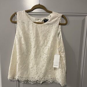 Karen Kane Cream Shirt